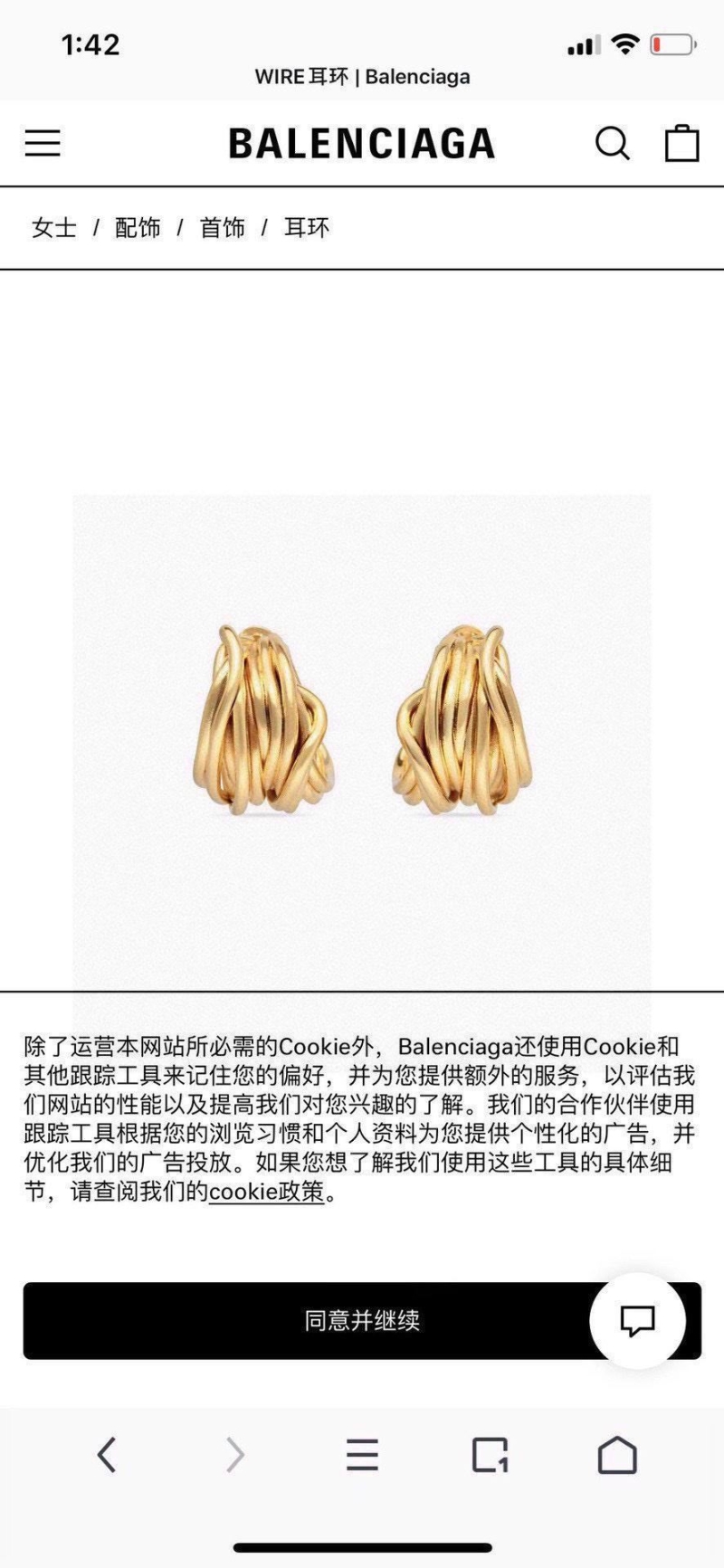 Balenciaga Earrings